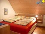 Schlafzimmer - Ferienwohnung Strandläufer - Top-Hundeurlaub
