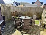 Terrasse - Ferienwohnung Pebbles - Top-Hundeurlaub