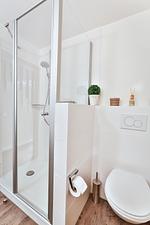 Badezimmer - Ferienwohnung Pebbles - Top-Hundeurlaub