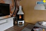 Wohnzimmer - Ferienhaus Having - Top-Hundeurlaub