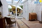 Wohnzimmer - Ferienhaus Having - Top-Hundeurlaub