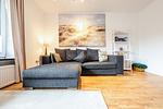 Wohnzimmer - Pier 13 - Top-Hundeurlaub