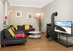 Wohnzimmer - Haus LUV - Top-Hundeurlaub