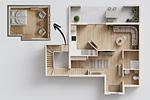 Grundriss - Ferienwohnung Achterdeck nur 50 Meter zum Strand mit Sonnenterrasse - Top-Hundeurlaub