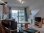 Wohnzimmer - Ferienwohnung D3 - Top-Hundeurlaub