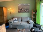 Wohnzimmer - Ferienwohnung KWi 81 OG "Seehund" - Top-Hundeurlaub