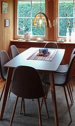 Wohnzimmer - Birkmaase 3 "Muschelblau" EG - Top-Hundeurlaub