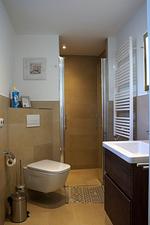Badezimmer - Rosenbergsiedlung 14a  "Lille Hus 3" - Top-Hundeurlaub