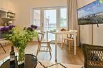 Wohnzimmer - Ferienwohnung Sandröschen - Top-Hundeurlaub