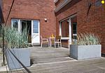 Terrasse - Ferienwohnung Sandröschen - Top-Hundeurlaub