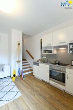 Küche / Küchenzeile - Ferienwohnung Sandröschen - Top-Hundeurlaub