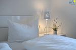 Schlafzimmer - Ferienwohnung Sandröschen - Top-Hundeurlaub