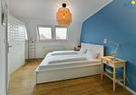 Schlafzimmer - Ferienwohnung Apfelrose - Top-Hundeurlaub