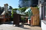 Ferienwohnung Strandhase im EG mit Terrasse und Grillkamin - Top-Hundeurlaub