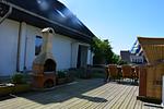 Ferienwohnung Seeadler mit Balkon und eigener Terrasse an den Dünen - Top-Hundeurlaub