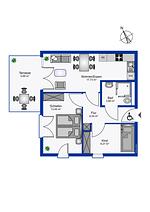 Grundriss - Ferienwohnung 0.3/ Boy - Top-Hundeurlaub