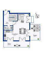 Grundriss - Ferienwohnung 0.8/ Erck - Top-Hundeurlaub