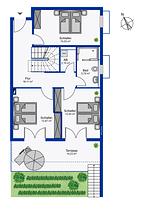 Grundriss - Ferienwohnung 0.8/ Erck - Top-Hundeurlaub