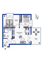 Ferienwohnung 1.1/ Famke - Top-Hundeurlaub