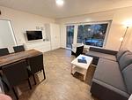 Wohnzimmer - Ferienwohnung Strandhafer - Top-Hundeurlaub