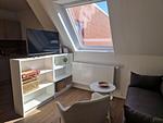 Wohnzimmer - Ferienwohnung Strandflieder - Top-Hundeurlaub