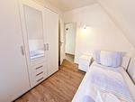 Schlafzimmer - Ferienwohnung Strandflieder - Top-Hundeurlaub