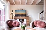 Wohnzimmer - Haus Ostsehblick - Top-Hundeurlaub
