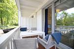 Balkon mit Gartenmöbeln - Dorsch Wohnung 02 - Top-Hundeurlaub