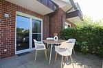 Terrasse mit Sitzecke - Wohnung 1 - Top-Hundeurlaub