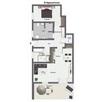 Grundriss - Wohnung 1 - Top-Hundeurlaub