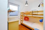zweites Schlafzimmer mit Etagenbett - Wohnung 7 - Top-Hundeurlaub