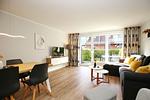 Wohnzimmer mit Essbereich - Wohnung 03-3 - Top-Hundeurlaub