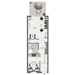 Grundriss - Wohnung 03-3 - Top-Hundeurlaub