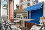 Strandkorb auf der Terrasse - Wohnung 081 - Top-Hundeurlaub