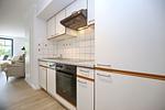 Küchenzeile mit Backofen und Spülmaschine - Wohnung 18-3 - Top-Hundeurlaub