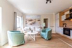 Blick zum Wohnbereich - Wohnung 01 - Top-Hundeurlaub