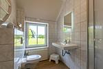 Badezimmer mit Dusche - Wohnung 01 - Top-Hundeurlaub