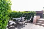 Blick zur Terrasse - Wohnung 01 - Top-Hundeurlaub