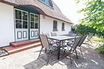Blick zur Terrasse - Wohnung 02 - Top-Hundeurlaub