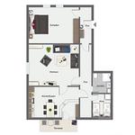 Grundriss - Wohnung 02 - Top-Hundeurlaub