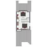 Grundriss Dachgeschoss - Wohnung 03-8 - Top-Hundeurlaub
