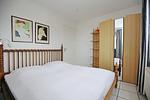 Doppelbett im ersten Schlafzimmer - Wohnung 44 - Top-Hundeurlaub