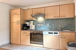 Küchenzeile mit Backofen und Spülmaschine - Souterrain Wohnung 07 - Top-Hundeurlaub
