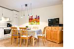 Essbereich mit Küchenzeile - Haus 26b - Top-Hundeurlaub