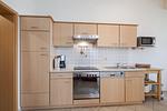 Küche mit Backofen und Spülmaschine - Wohnung 02 - Top-Hundeurlaub