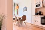 Küchenzeile mit Essbereich - Wohnung 03 - Top-Hundeurlaub