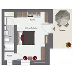 Grundriss - Souterrain Wohnung 08 - Top-Hundeurlaub