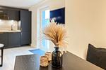 Essbereich mit Blick zur Küche - Souterrain Wohnung 08 - Top-Hundeurlaub