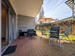 Terrasse mit Sitzecke - Wohnung 05 - Top-Hundeurlaub