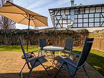 Gartenmöbel auf der Terrasse - Wohnung 05 - Top-Hundeurlaub
